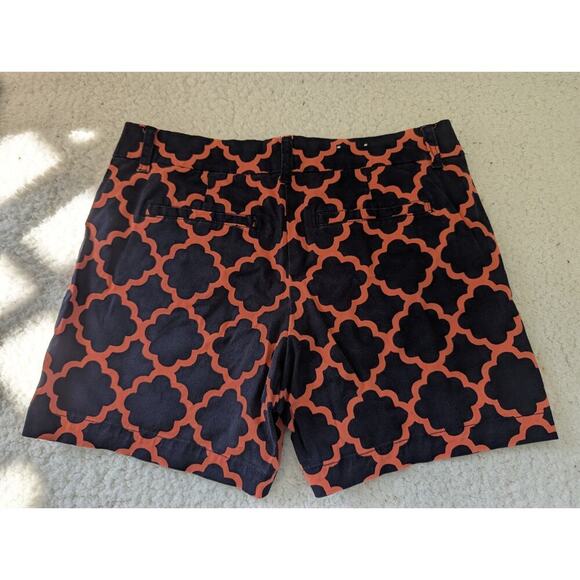 Crown & Ivy Womens Orange &‎ Black Shorts Size 4 - Picture 7 of 9